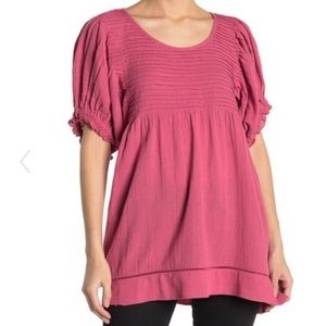 Free People Elsie Puff Sleeve Tunic